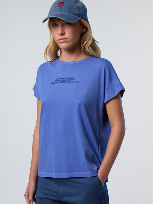 North Sails T-shirt med slogansprint - Image 4