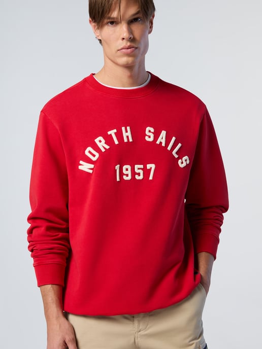 North Sails Hoodie Hoodie met geborduurde letters - Image 4