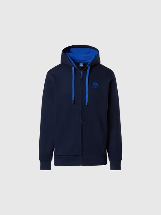 North Sails Hoodie Volledige ritssluiting met logopatch - Image 3