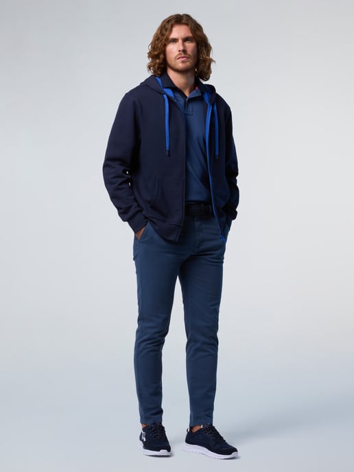 North Sails Hoodie Volledige ritssluiting met logopatch - Image 5