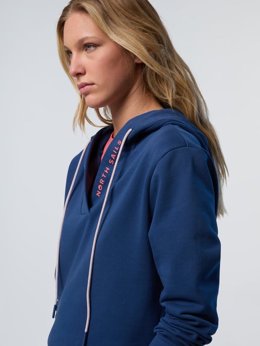 North Sails Hoodie V-hals met North Sails-print - Image 4