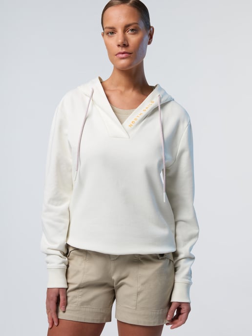 North Sails Hoodie V-hals met North Sails-print - Image 4