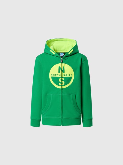 North Sails Hoodie Zipper with maxi logo - Image 3