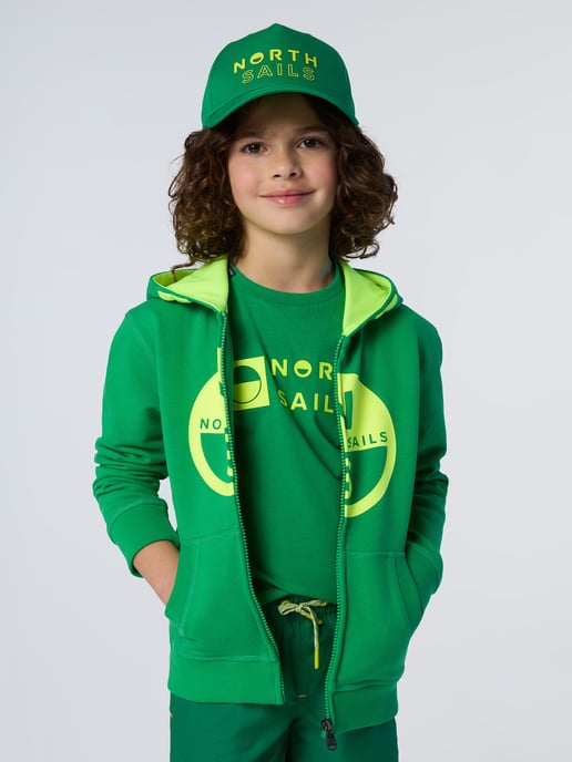 North Sails Hoodie Zipper with maxi logo - Image 4