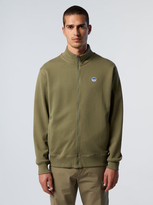 North Sails Sweatshirt Volledige ritssluiting met logopatch - Image 1