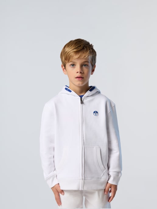 North Sails Hoodie Zipper with logo patch - Image 1