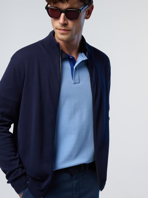 North Sails Sweater Full-zip with embroidered logo - Image 4