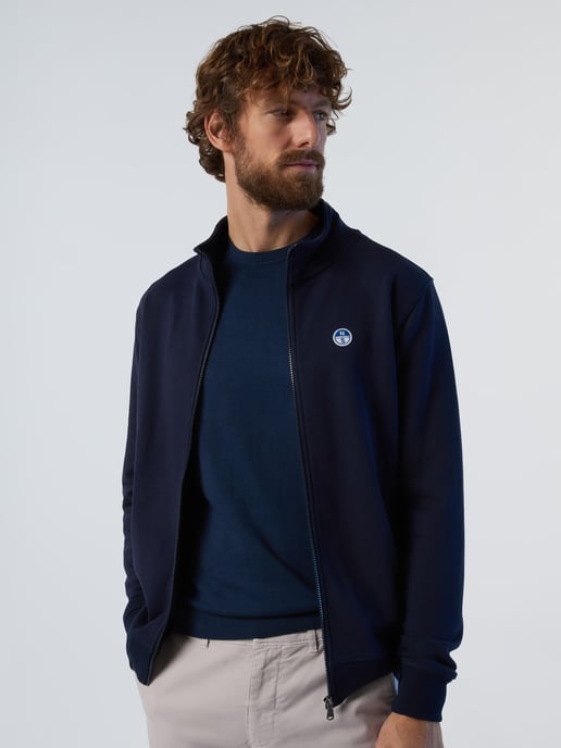 North Sails Sweatshirt Volledige ritssluiting met logopatch - Image 3