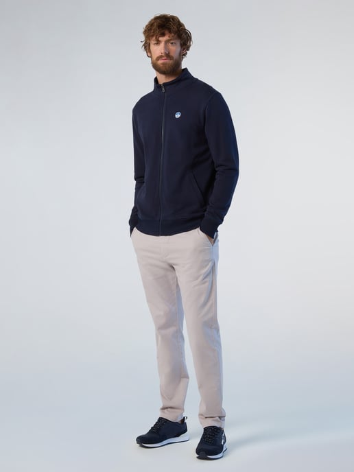 North Sails Sweatshirt Volledige ritssluiting met logopatch - Image 4