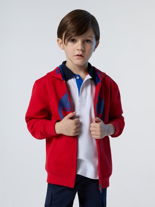 North Sails Hoodie Rits met maxi-logo - Image 4