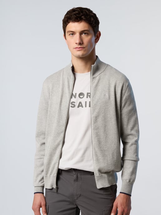 North Sails Trui Volledige ritssluiting met geborduurd logo - Image 4