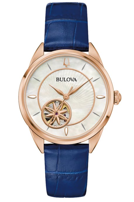 Bulova Sutton Dames Blauwe Horloge 97L180 - Image 1