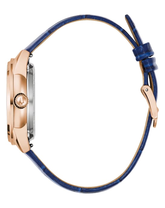 Bulova Sutton Dames Blauwe Horloge 97L180 - Image 2