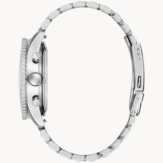 Bulova Marine Star Heritage Heren Zilver Watch 98B451 - Image 2