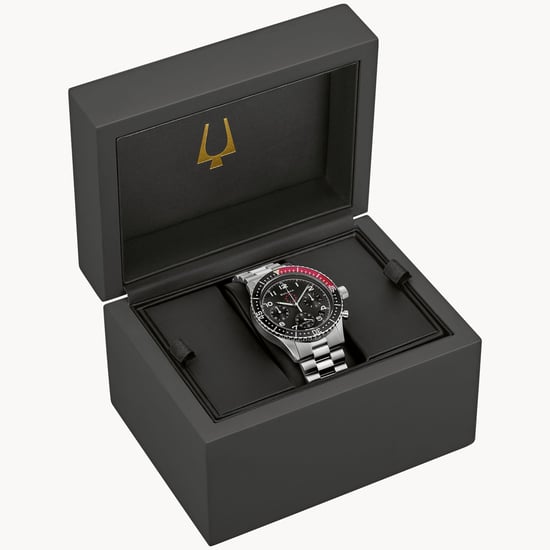 Bulova Marine Star Heritage Heren Zilver Watch 98B451 - Image 6