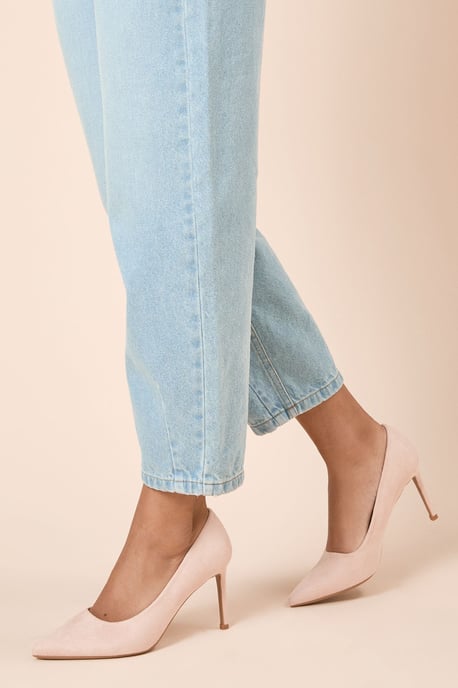 Wide Fit Dash Pointed High Stiletto Heel Court Shoes - Image 3