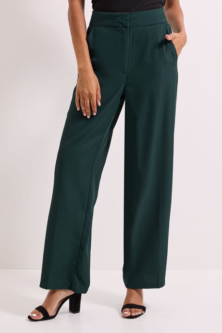 Stitch Waistband Straight Leg Trouser - Image 2