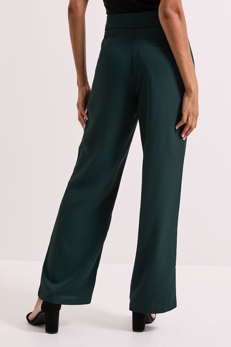Stitch Waistband Straight Leg Trouser - Image 3
