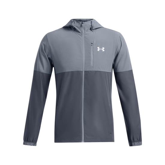 Men's Under Armour Vanish Windbreaker Jacket in Grey - Image 3