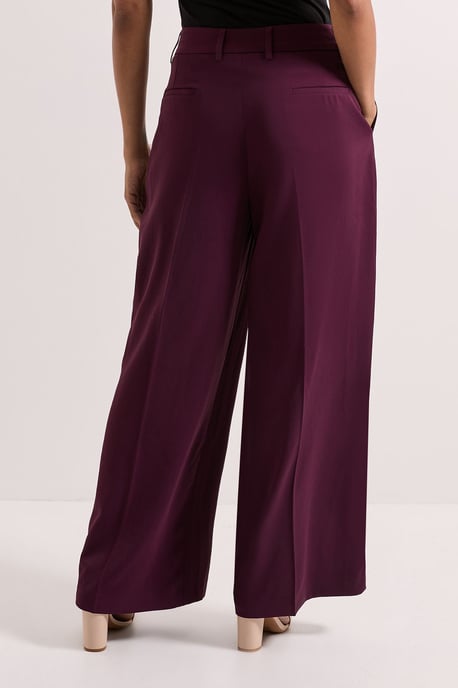 Pleated Wide Leg Trouser - Image 3