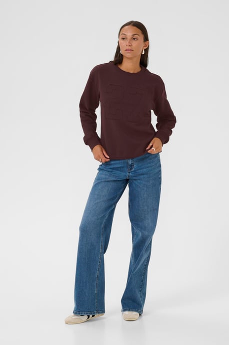 Sweatshirt KAlea Loose fit brown - Image 1