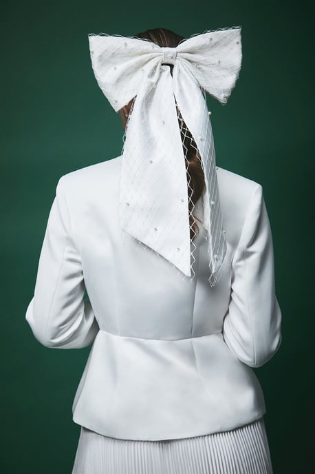 Lisa Tan Waisted Peplum Hem Jacket - Image 3