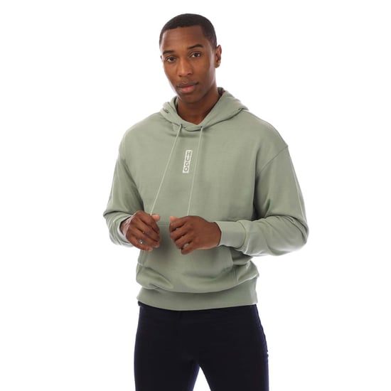 Heren Hugo Boss Diushi Hooded Sweatshirt in Groen - Image 1