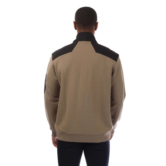 Men's Hugo Boss Quarter-Zip Sweatshirt in Green - Image 2