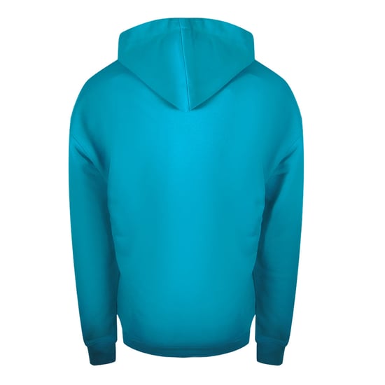 Moschino Couture Logo Turquoise Blauwe Hoodie - Image 2