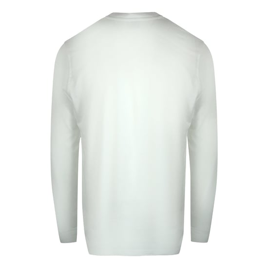 Diesel New D Logo Wit T-shirt Met Lange Mouwen - Image 2