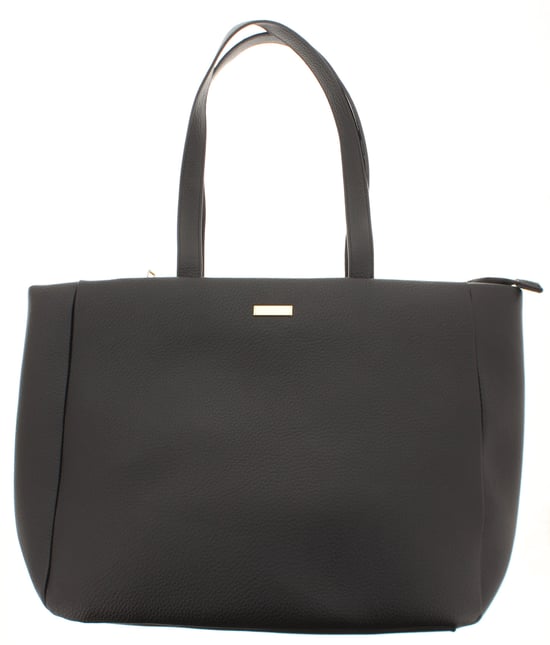 Womens Large Tote Bag Stun Zip black - Image 4