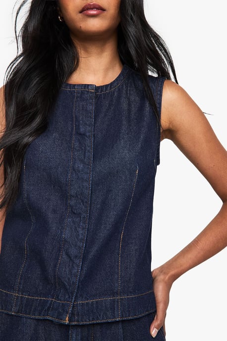 Denim Waistcoat - Image 4