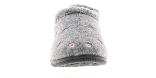 Strollers Womens Fluffy Slippers Buds Slip On grey - Image 3