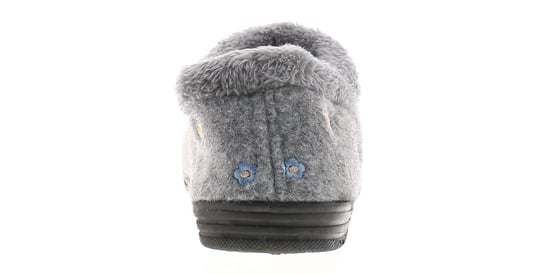 Strollers Womens Fluffy Slippers Buds Slip On grey - Image 4