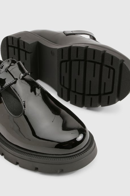 Wide Fit Patent T Bar Mary Janes Shoes - Image 5