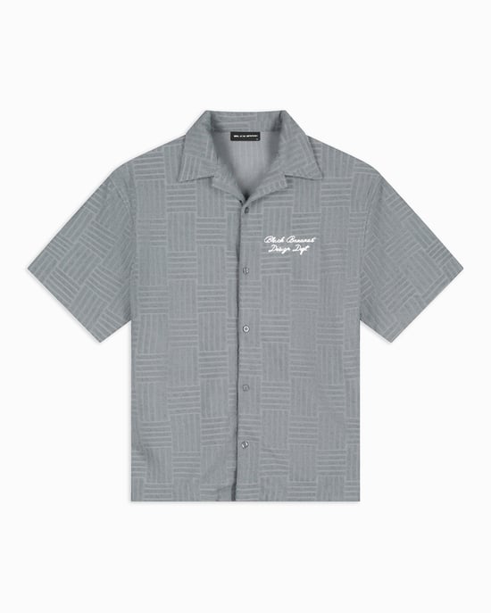 Black Bananas Terry Resort Shirt, - Image 1