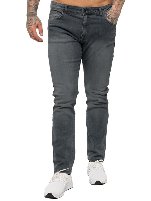 Kruze | Mens Straight Leg Stretch Jeans - Image 2