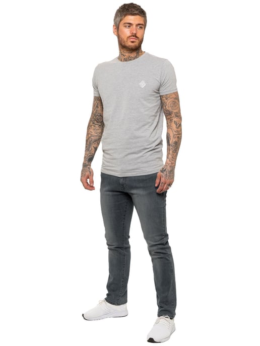 Kruze | Mens Straight Leg Stretch Jeans - Image 4