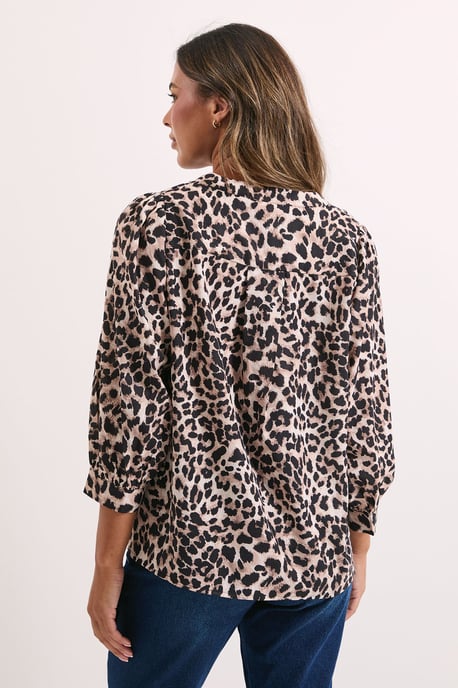 Leopard Printed Overhead Shirt - Image 5
