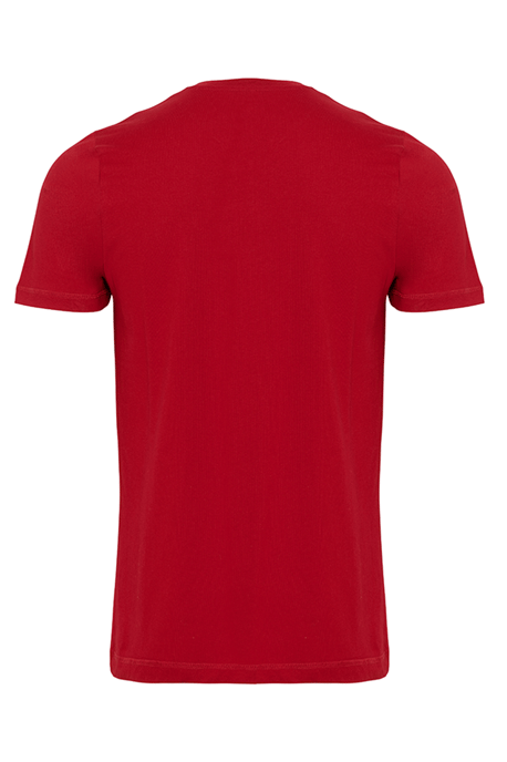 Biologisch basis-T-shirt - Rood - Image 5