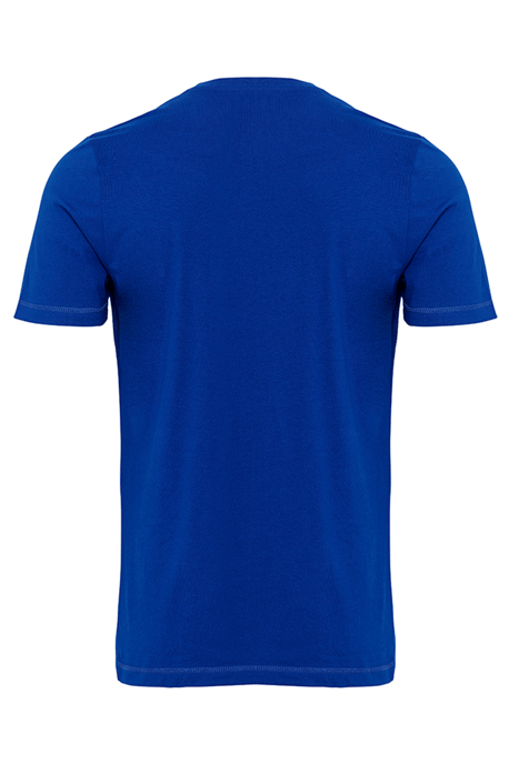 Biologisch basis-T-shirt - Blauw - Image 5