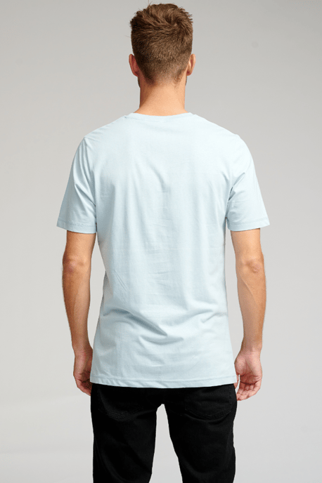Biologisch basis-T-shirt - Lichtblauw - Image 4