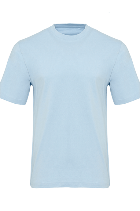 Biologisch basis-T-shirt - Lichtblauw - Image 5
