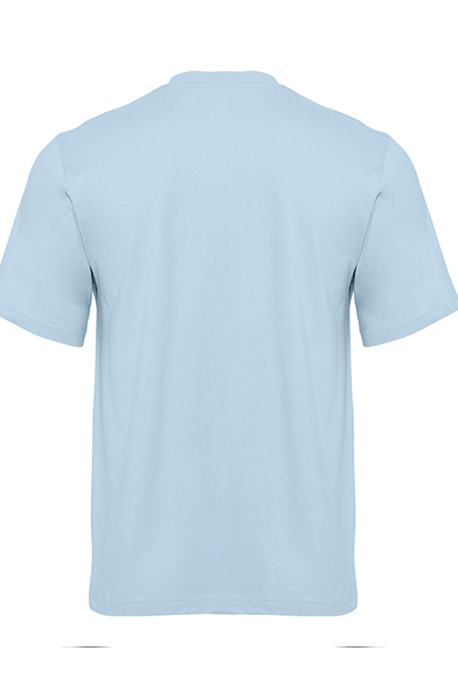 Biologisch basis-T-shirt - Lichtblauw - Image 6