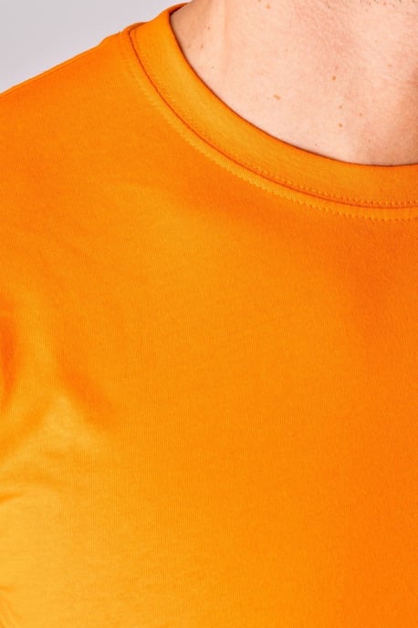 Biologisch basis-T-shirt - Oranje - Image 3