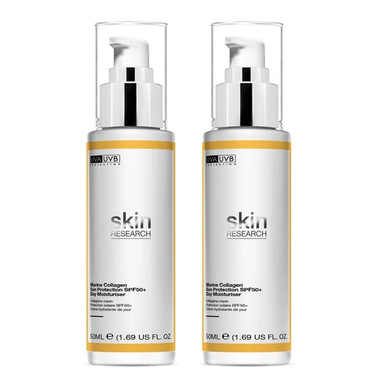 Skin Research Anti-Ageing Sun Protection SPF 50 Day Moisturiser 50ml x 2 Duo Pack - Image 1
