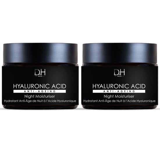 Dr H Hyaluronic Acid Anti-Ageing Night Moisturiser 60ml x 2 Duo Pack - Image 1