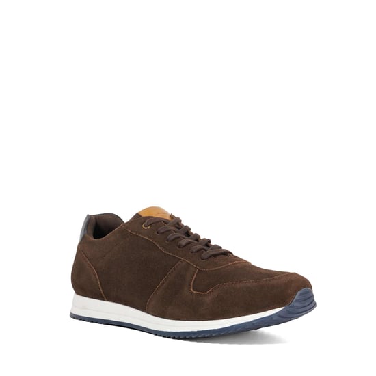 Dune Mens Toulous - Suede Lace Up Trainers - Image 1