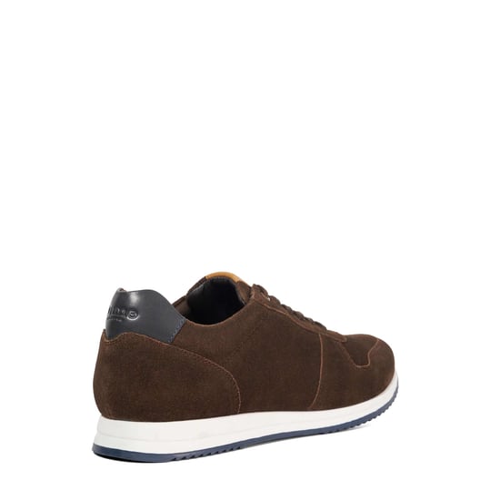 Dune Mens Toulous - Suede Lace Up Trainers - Image 4