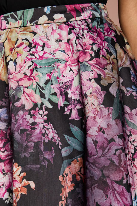 Printed Organza Midi Skirt - Image 4